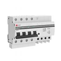Выключатель автоматический дифференциального тока 4п 7.5мод. C 32А 100мА тип AC 4.5кА АД-4 S PROxima EKF DA4-32-100S-pro