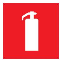 Табличка ПВХ знак пожарной безопасности &quot;Огнетушитель&quot; 200х200мм Rexant 56-0051-2