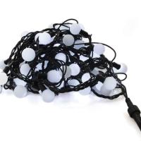 Гирлянда "Матовые шарики" OLDBL100-W-E 100LED 12м шарики бел. SHlights 4690601004307