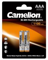 Аккумулятор AAA/R03 NI-MN 1100мА.ч BP-2 (блист.2шт) Camelion 7372