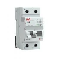 Выключатель автоматический дифференциального тока 2п C 40А 30мА тип A 6кА DVA-6 Averes EKF rcbo6-1pn-40C-30-a-av