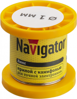 Припой 93 076 NEM-Pos02-61K-1-K50 (ПОС-61; катушка; 1мм; 50 г) Navigator 93076
