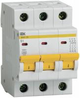 Выключатель автоматический модульный 3п B 1А 4.5кА ВА47-29 IEK MVA20-3-001-B