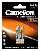 Аккумулятор AAA/R03 NI-MN 1000мА.ч BP-2 (блист.2шт) Camelion 6182