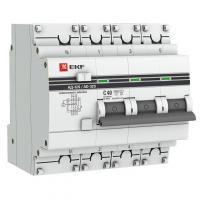 Выключатель автоматический дифференциального тока 4п 40А 300мА АД-32 селект. PROxima EKF DA32-40-300S-4P-pro