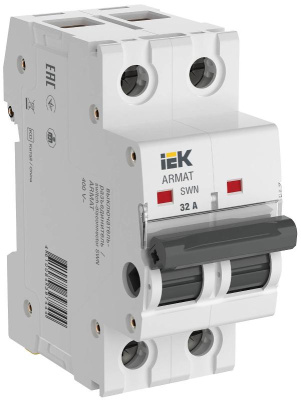 ARMAT Выключатель нагрузки SWN 2P 32А | AR-SWN-2-032 | IEK