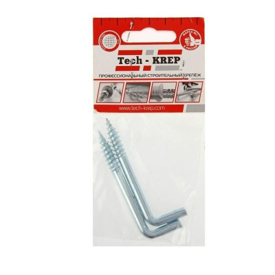 Шуруп-костыль 6,0х75 (2шт) - пакет | 103891 | Tech-KREP