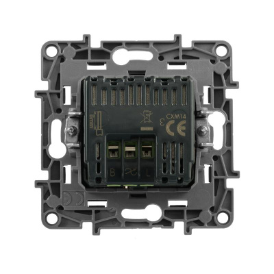 Etika Антрацит Светорегулятор нажимной, 400Вт | 672618 | Legrand