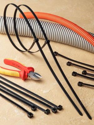 Хомут P6.6 стандартный (ч), 8.8x1020 (100шт) FlexLock PROxima | plc-fl-ctsb-8.8x1020 | EKF