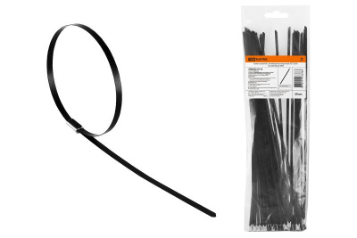 Хомут стальной с полимерным покрытием ХСП (304) 7,9х250 (50шт) | SQ0582-0116 | TDM