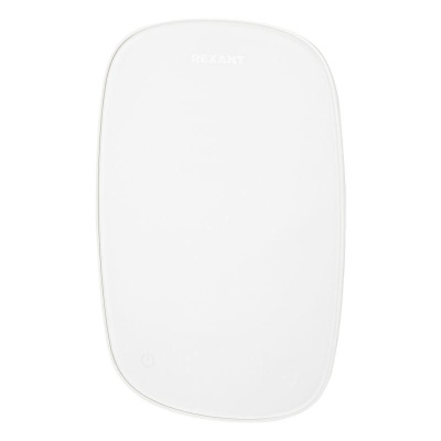 Весы кухонные электронные бел. овальные cтекло до 5кг Rexant 72-1006