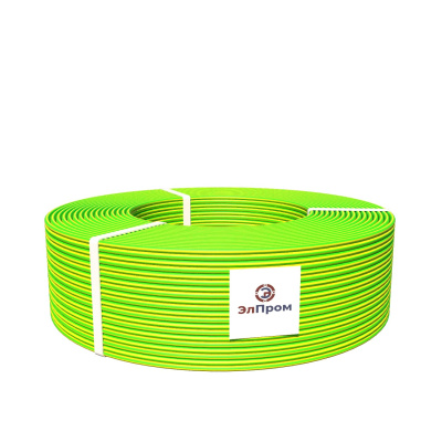 ПуГВ нг(А)LS 1x2,5 желто-зеленый (бухта)