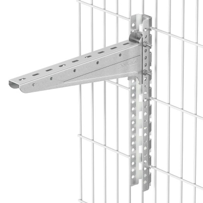 Крепление на сетку одной консоли 43х50х295 мм, горячеоцинкованное | BMF1830HDZ | DKC