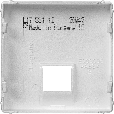 Valena LIFE Алюминий Накладка розетки ТЛФ/комп 1-ой | 755412 | Legrand