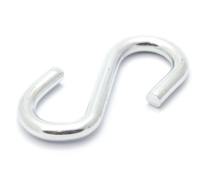 Крюк оцинк. 4мм S-образный