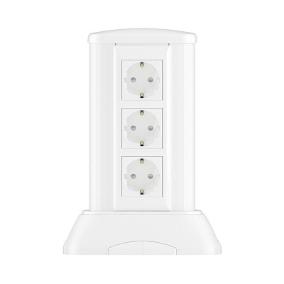 Миниколонна алюминиевая, 0.25м, цвет белый | 19522 | DKC