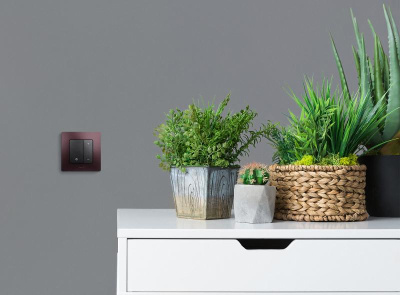 Etika Антрацит Светорегулятор нажимной, 400Вт | 672618 | Legrand