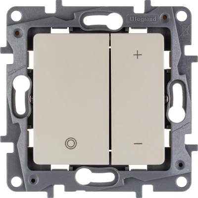 Etika Слоновая кость Светорегулятор нажимной, 400Вт | 672318 | Legrand