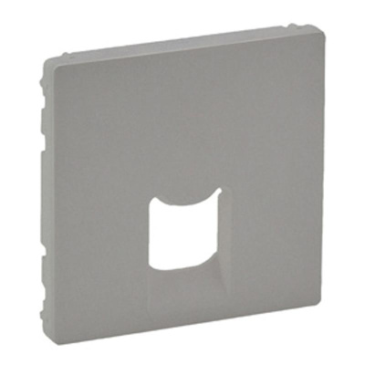 Valena LIFE Алюминий Накладка розетки ТЛФ/комп 1-ой | 755412 | Legrand