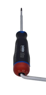 Отвертка c регулировкой крутящего момента Серия Nm 1,5-3,0 с набором насадок 12 шт в кейсе plus/minu