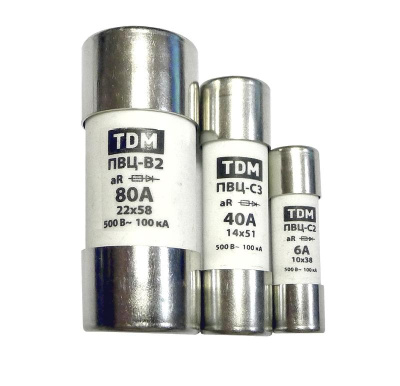 Вставка плавкая ПВЦ-С2 10х38 16А | SQ0729-0008 | TDM