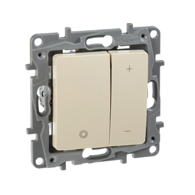 Etika Слоновая кость Светорегулятор нажимной, 400Вт | 672318 | Legrand