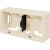 Коробка накладного монтажа 2 поста INSPIRIA слоновая кость Коробка накладного монтажа 2 поста INSPIRIA слоновая кость