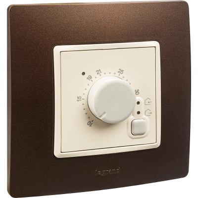 Etika Слоновая кость Термостат д/пола | 672330 | Legrand