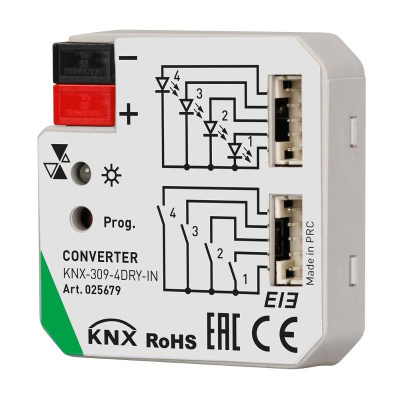 INTELLIGENT ARLIGHT Конвертер KNX-309-4DRY-IN (BUS) | 025679 | Arlight