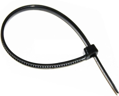 Хомут КСС-А 7,6х300 нейлоновый с УФ защитой черный (100штук/упаковка) | 4690612011882 | IN HOME
