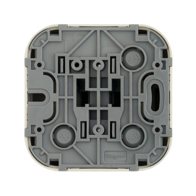 Quteo Слоновая кость Кнопка 1-клавишная 6А | 782235 | Legrand