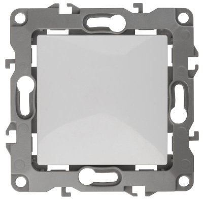 12-1111-01 ЭРА Кнопка, 10АХ-250В, Эра12, белый | Б0047830 | ЭРА