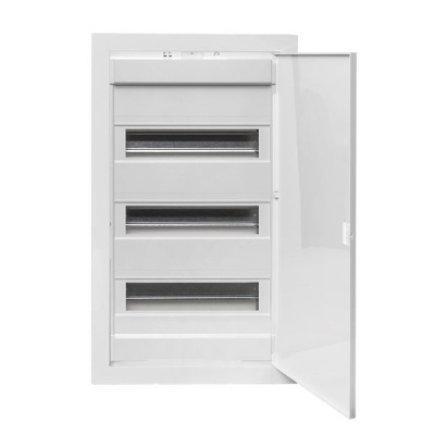 Щит силовой встраив. Nova 36мод. IP41 с пластик. дверью PROxima EKF nv-pb-pd-3