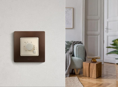 Etika Слоновая кость Термостат д/пола | 672330 | Legrand