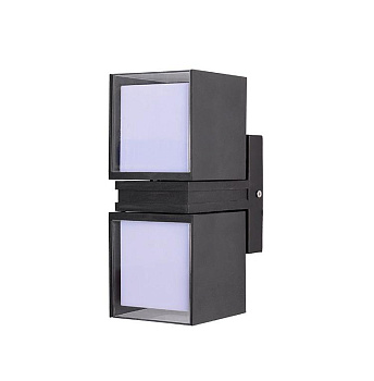 Светильник светодиодный архитектурный PWL-23095 2х8Вт 4000К BL IP54 фасадный исполнение двухсторон. черн. Pro JazzWay 5053151