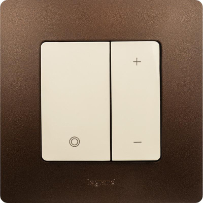 Etika Слоновая кость Светорегулятор нажимной, 400Вт | 672318 | Legrand