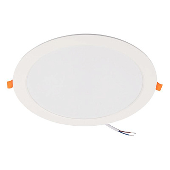 Светильник светодиодный PLED DL7 24Вт 6500К IP54 2040лм WH встраив. бел. Pro JazzWay 5069121