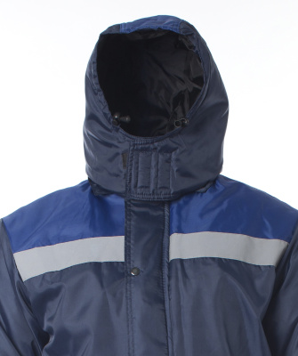 Куртка мужская утеплённая СТАНДАРТ цв. т/синий с васильковым, р. 56-58 112-116/194-200