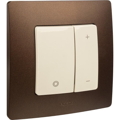 Etika Слоновая кость Светорегулятор нажимной, 400Вт | 672318 | Legrand