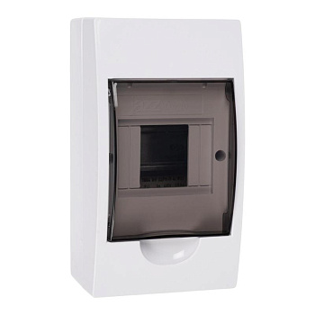 Бокс модульный накладной PDB/W 1004 WH (ЩРН-П- 4) IP41 пластик. Pro JazzWay 5071643