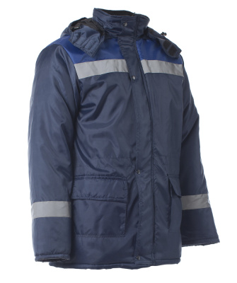 Куртка мужская утеплённая СТАНДАРТ цв. т/синий с васильковым, р. 56-58 112-116/194-200