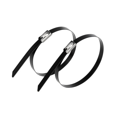 Хомут-стяжка стальная с полимерным покрытием 152x4,6 мм, упаковка 50 шт. | 07-0158-5 | REXANT