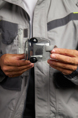 Очки закрытые защитные RUIZ1 с прозрачной линзой с непрямой вентиляцией