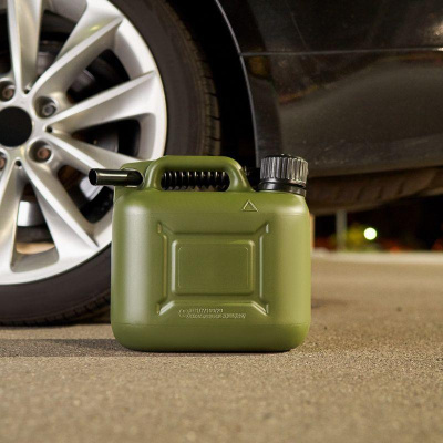 Канистра для ГСМ и технических жидкостей, вертикальная 5 л, пластиковая, усиленная | 80-0204 | REXAN