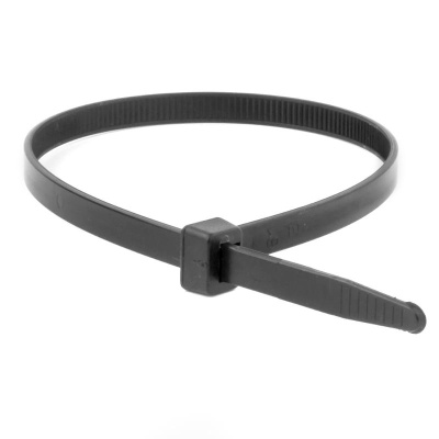 Хомут P6.6 стандартный, черный 12,4x880 | 25341SR | DKC