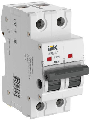 ARMAT Выключатель нагрузки SWN 2P 40А | AR-SWN-2-040 | IEK