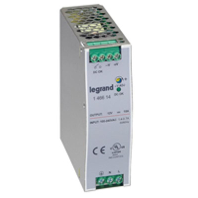 1-фазный Импульсный источник питания 12В 120Вт 10A | 146614 | Legrand