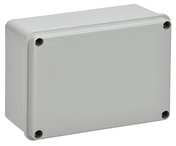 Коробка распаячная ОП 150х110х85 IP55 КМ41262 сер. IEK UKO11-150-110-085-K41-55S