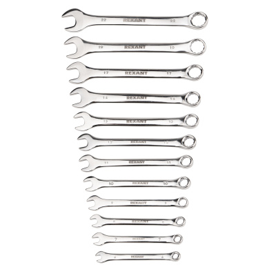 Набор ключей комбинированных 6-22мм 12 предметов Rexant 12-5842