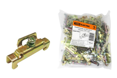 Ограничитель на DIN-рейку (металл) 1 винт  | SQ0804-0022 | TDM